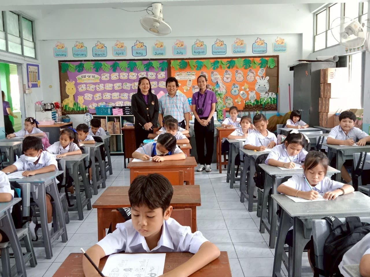 การดำเนินงาน ทดลองเครื่องมือประเมิน ระดับประถมศึกษา